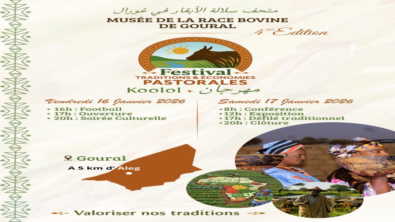 Festival Traditions et Economies Pastorales 16 au 17 Janvier 2026 à Goural